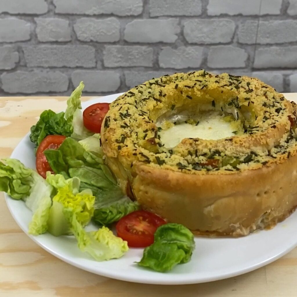 Feuilleté saumon poireaux