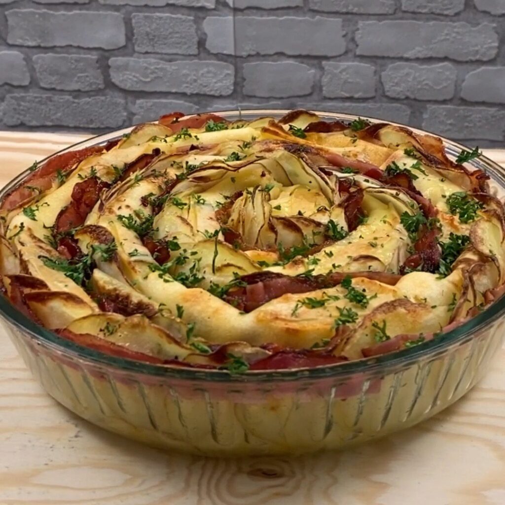 Gratin crêpes doudoune