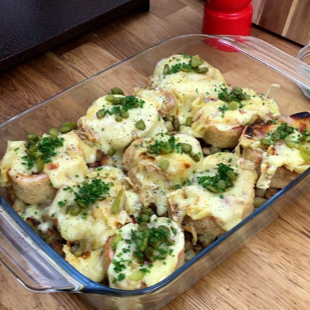 Gratin cordon bleu savoyard