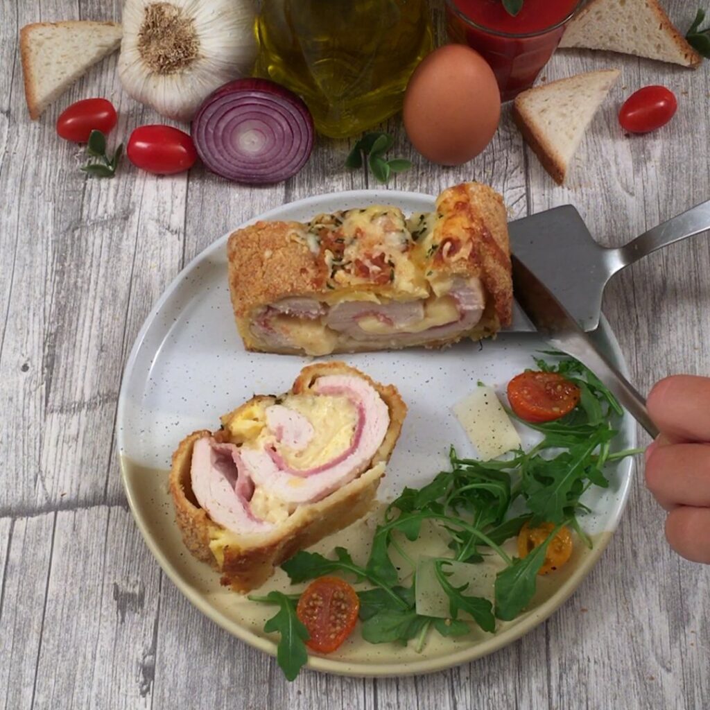 Cordon bleu omelette