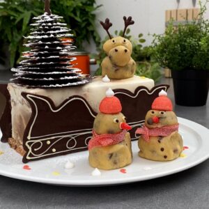 La bûche traîneau de Noël
