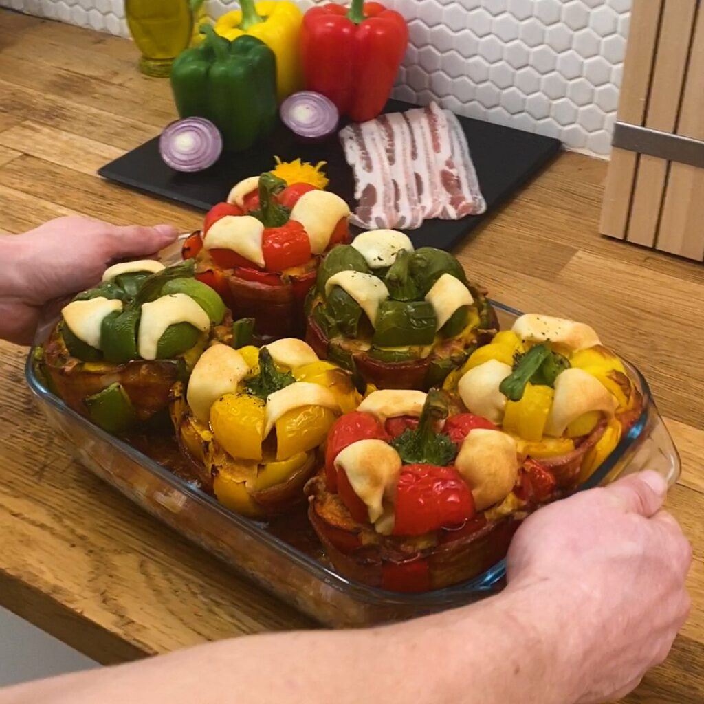 Cazuela De Pimientos Rellenos!