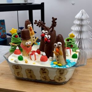 Tiramisu spéculoos banane de Noël