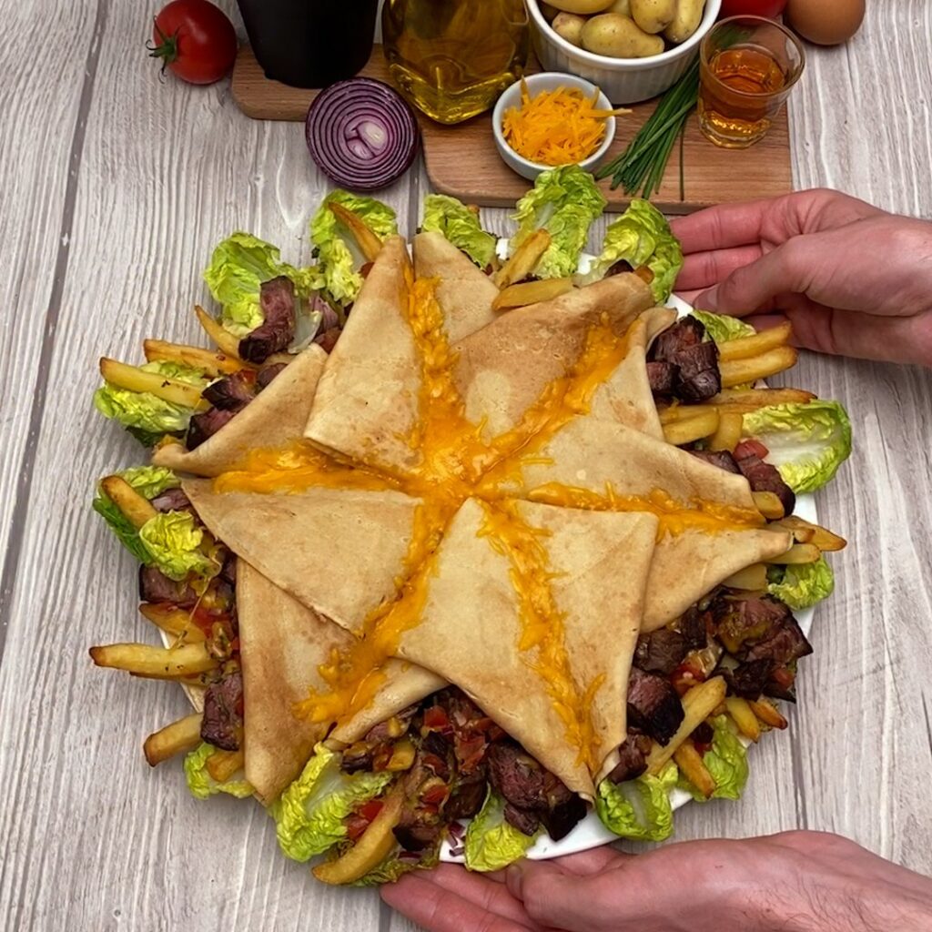 Crêpes kebab