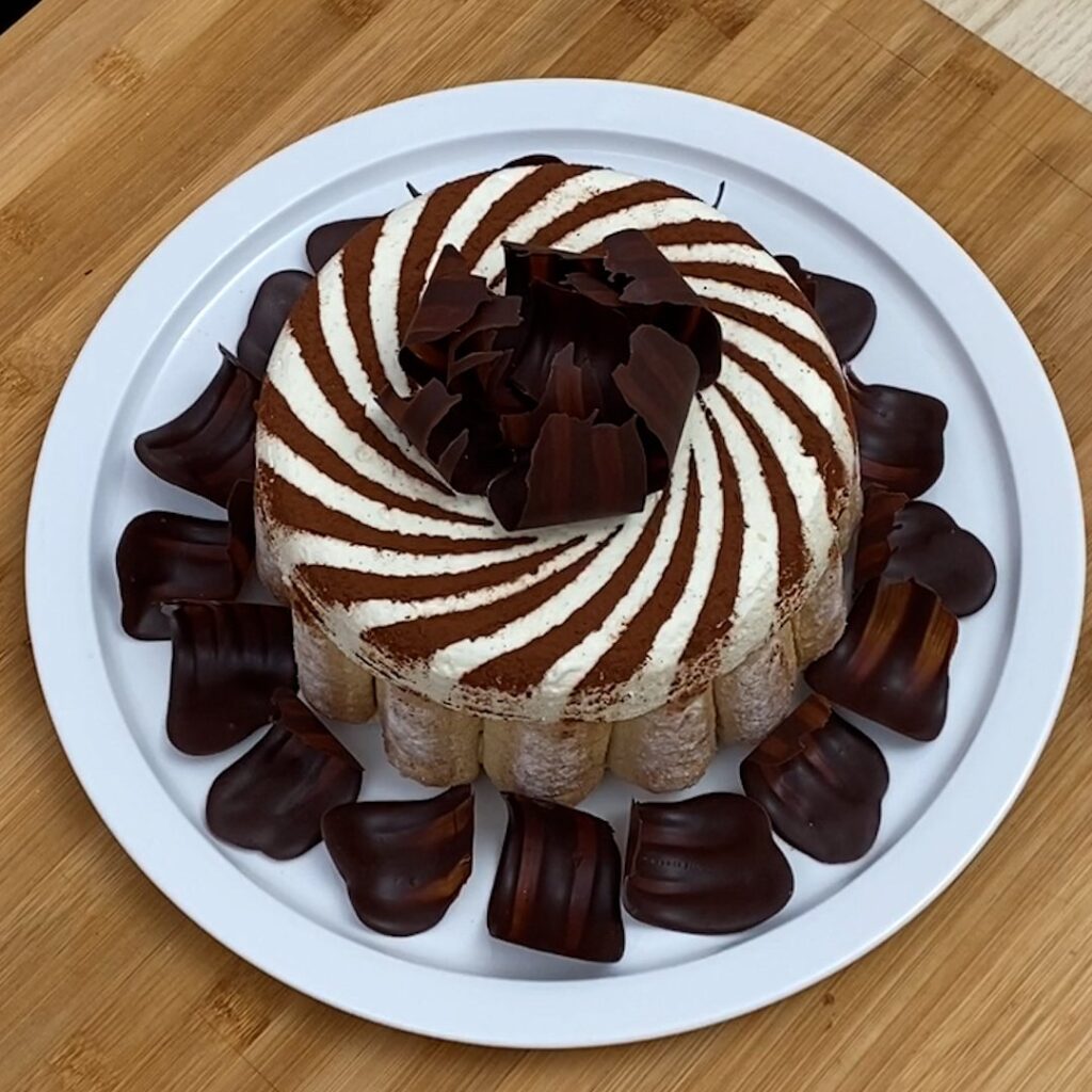 Tiramisu charlotte