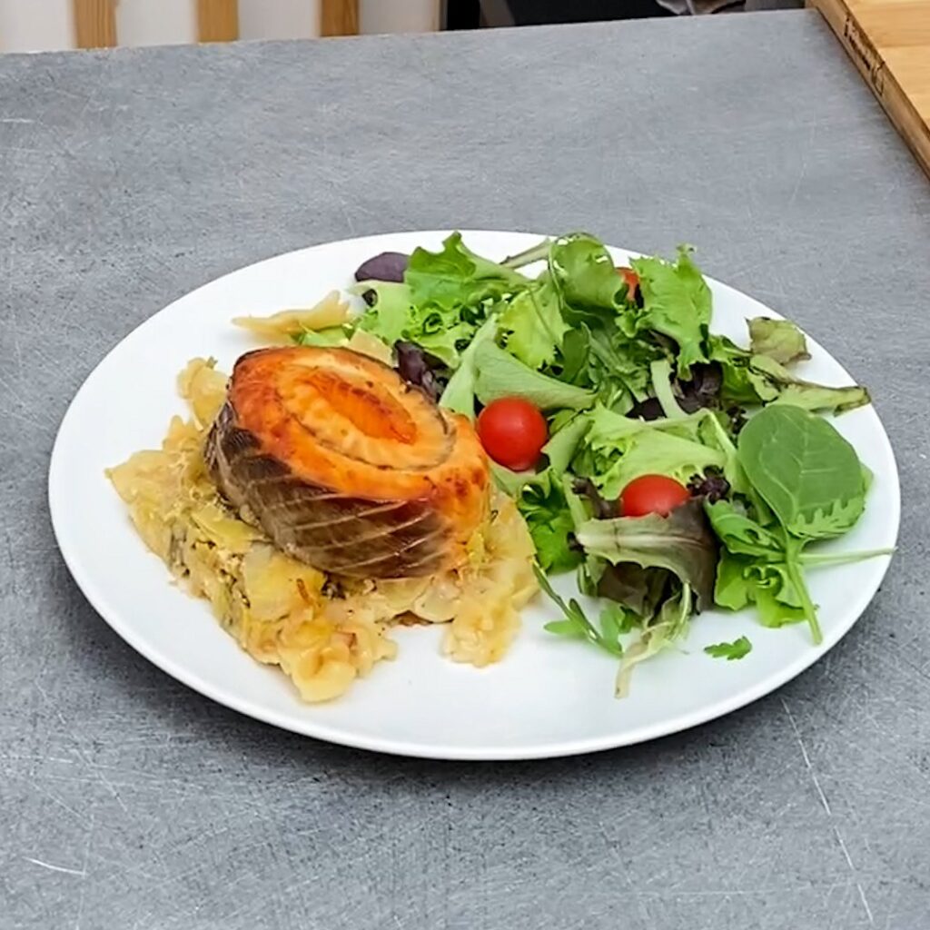 Saumon en papillote géante