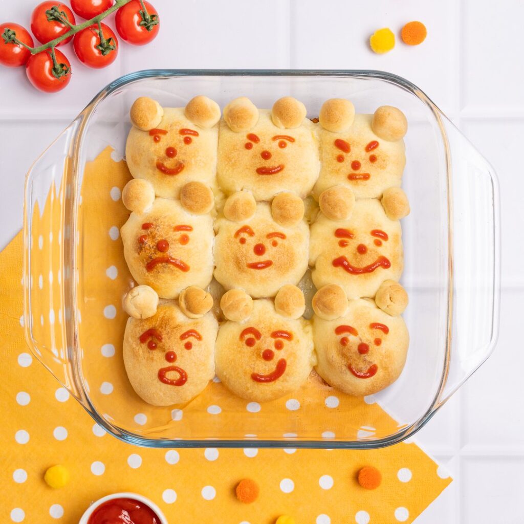 Bärchen-Pizzabrötchen