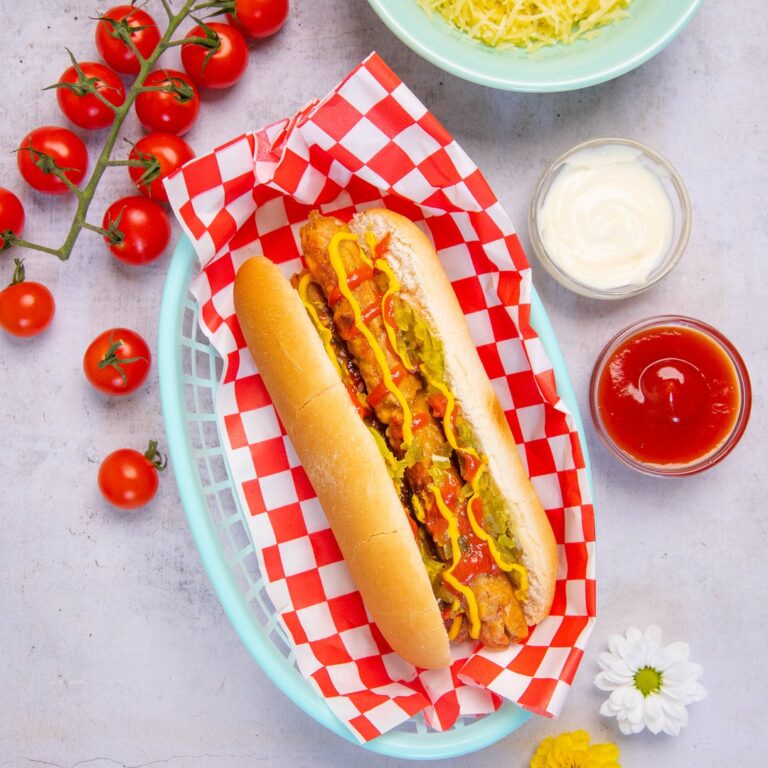 Le hot-dog végétarien