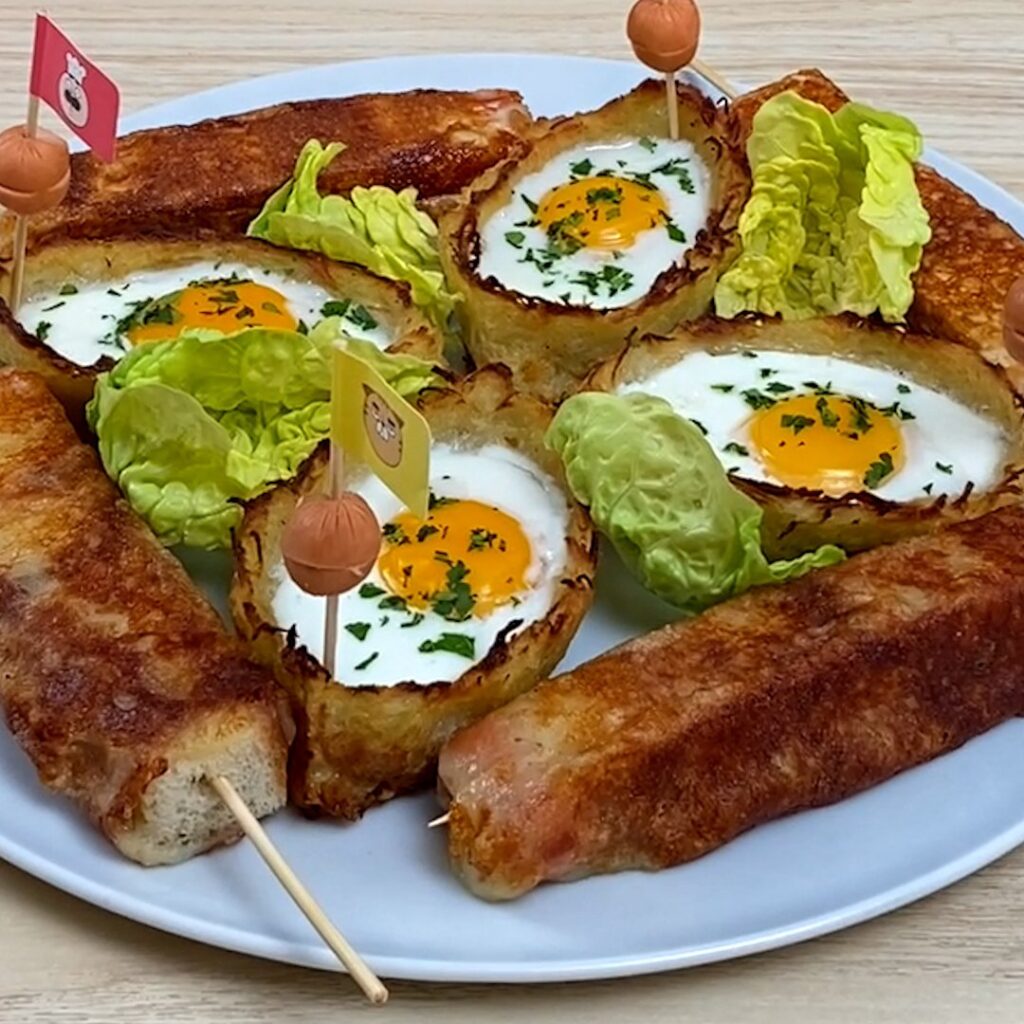 Barquitos de papas a la cazuela!