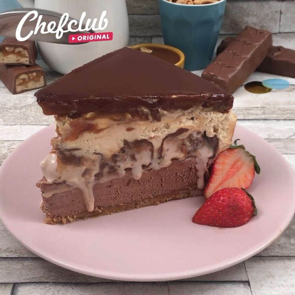 Gâteau Snickers glacé