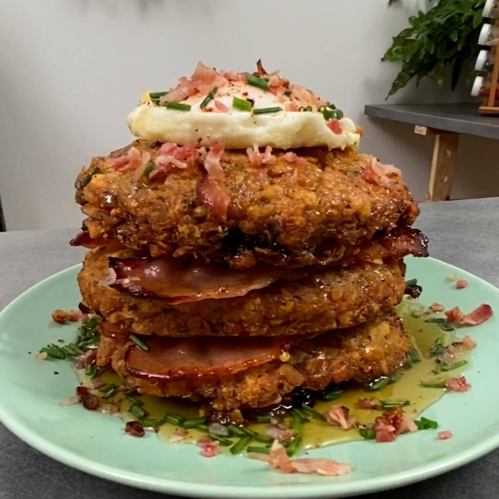 Tater Tot Pancakes