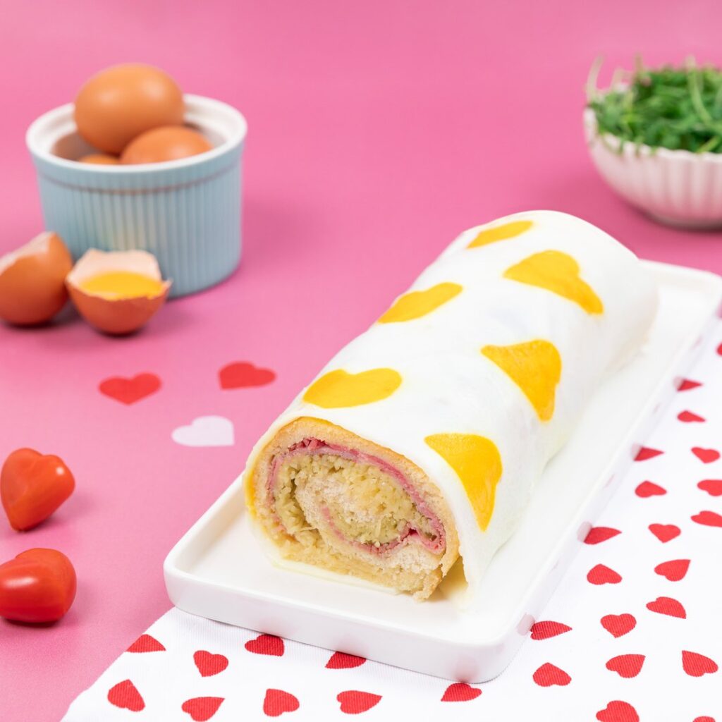 Le roulé de la Saint-Valentin