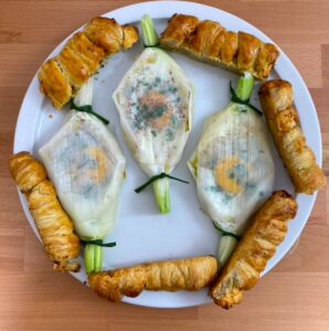 L&rsquo;œuf cocotte poireaux saumon