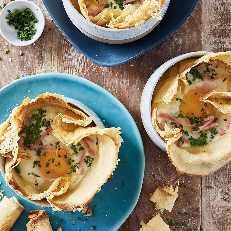 Les crêpes cocotte