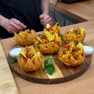 Onion Ring Nachos