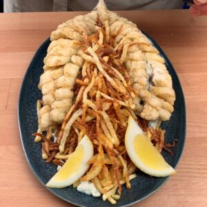 Bandeja de Fish & Chips!