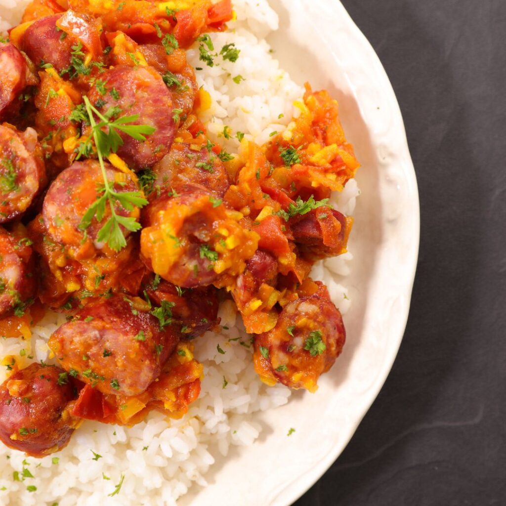 Rougail saucisse facile