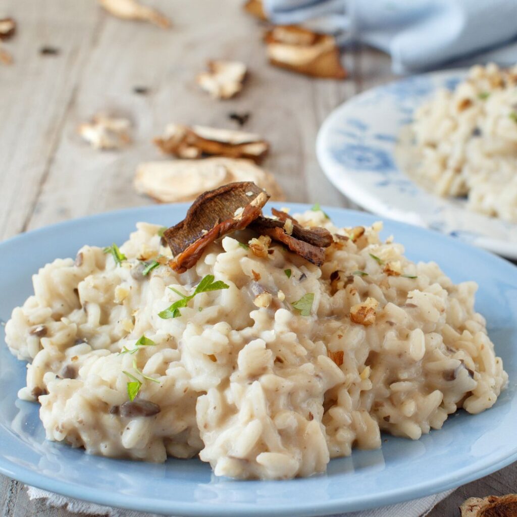 Recette de risotto aux champignons