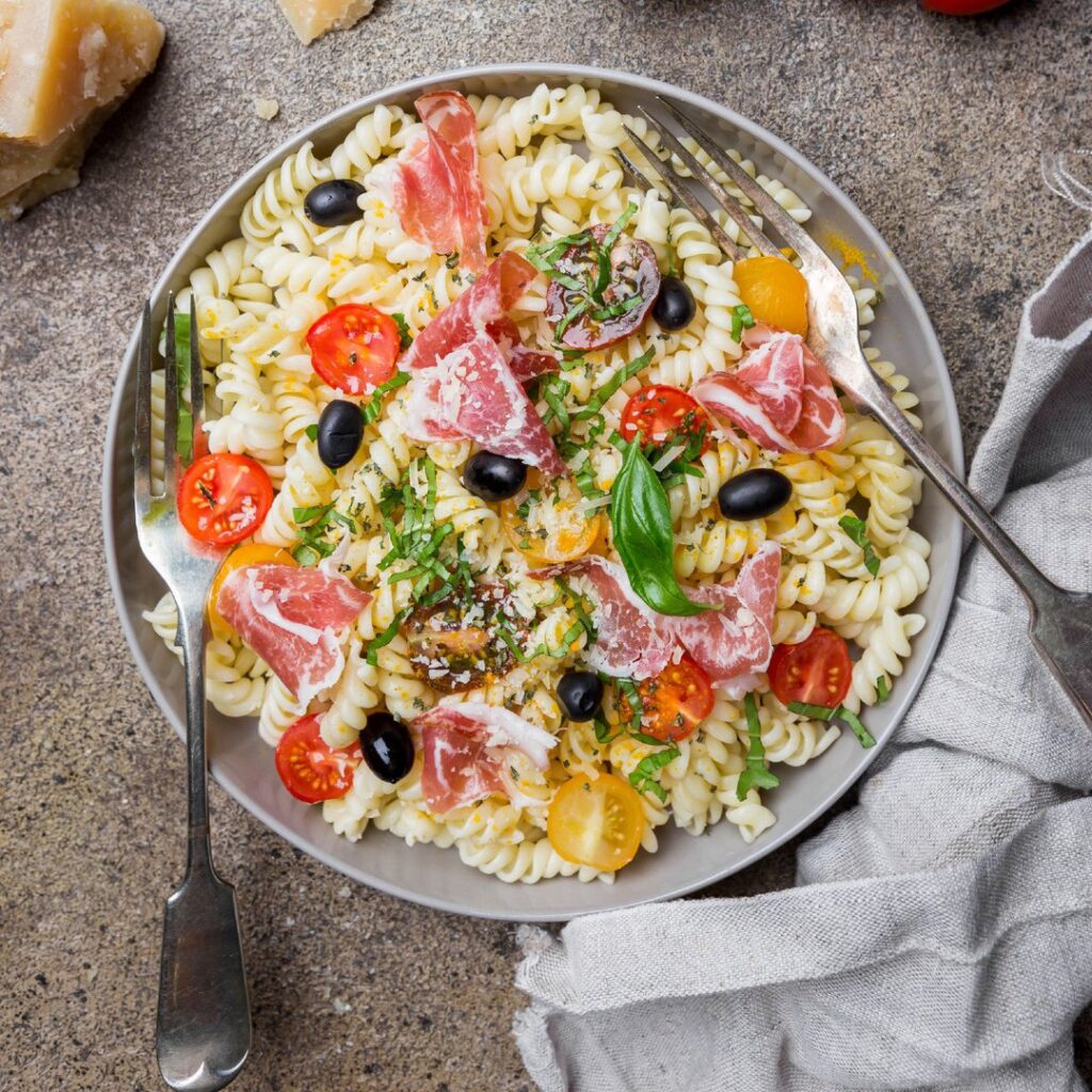 Salade de pâtes estivale