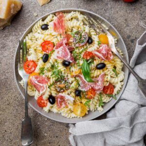 Salade de pâtes estivale