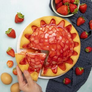 Vulcano fragole e panna