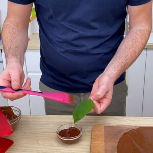 Rosa al cioccolato e frutti di bosco