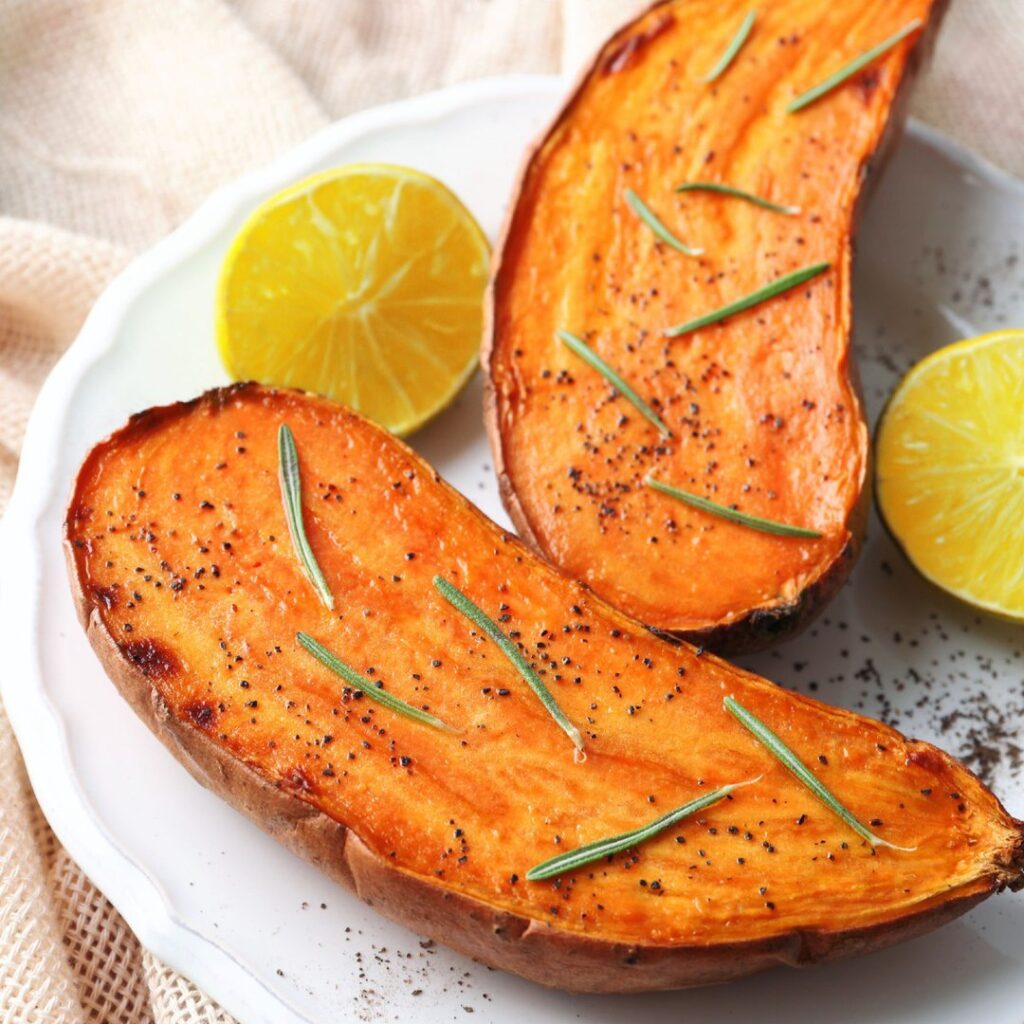 Recette de patate douce healthy au four