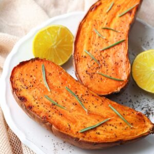 Recette de patate douce healthy au four