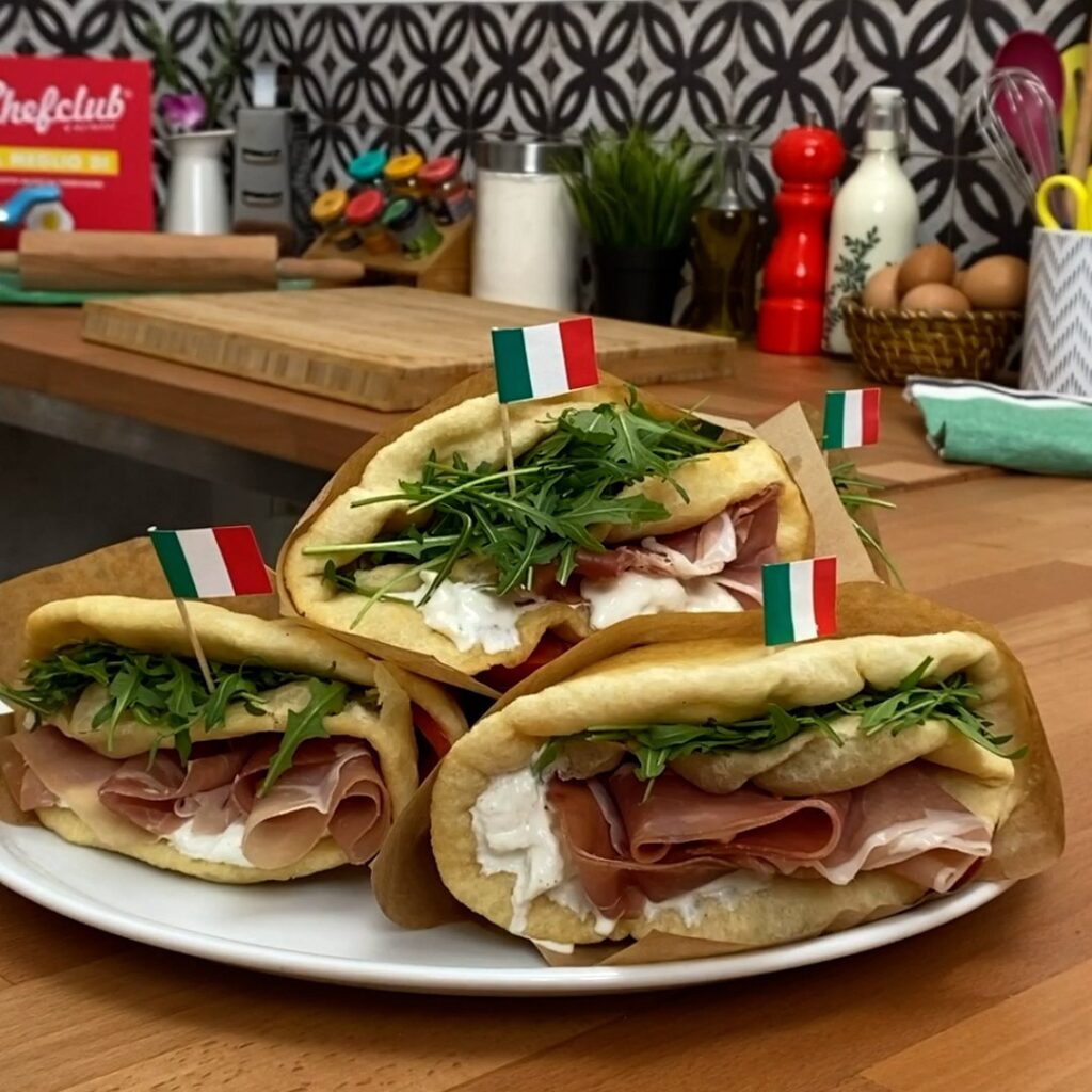 Sándwich frito para llevar!