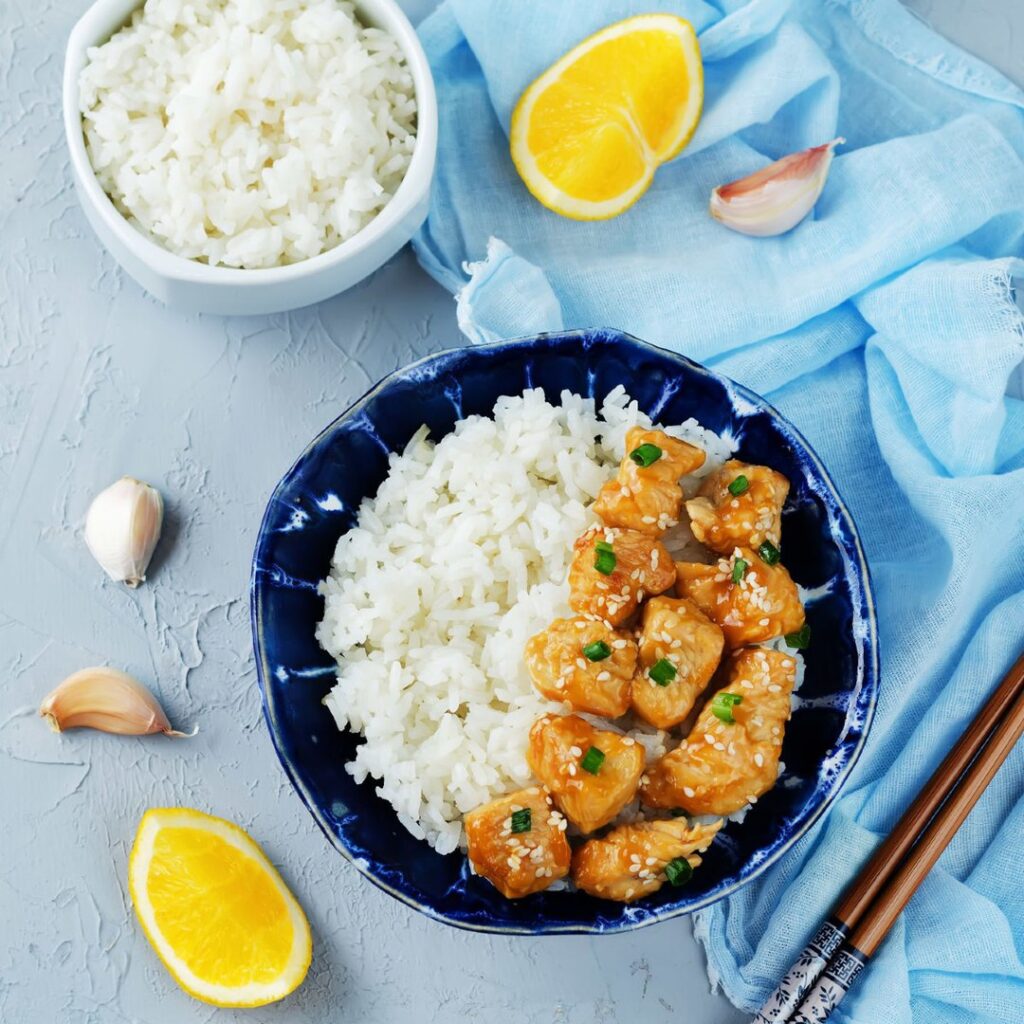 Poulet sauce teriyaki