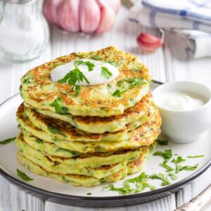 Galette courgette et fromage