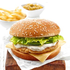 Burger au poulet facile