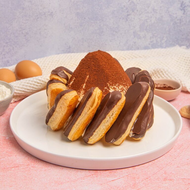 Vulcano di sfoglia e mascarpone