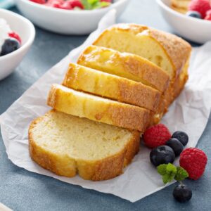 Cake sucré nature