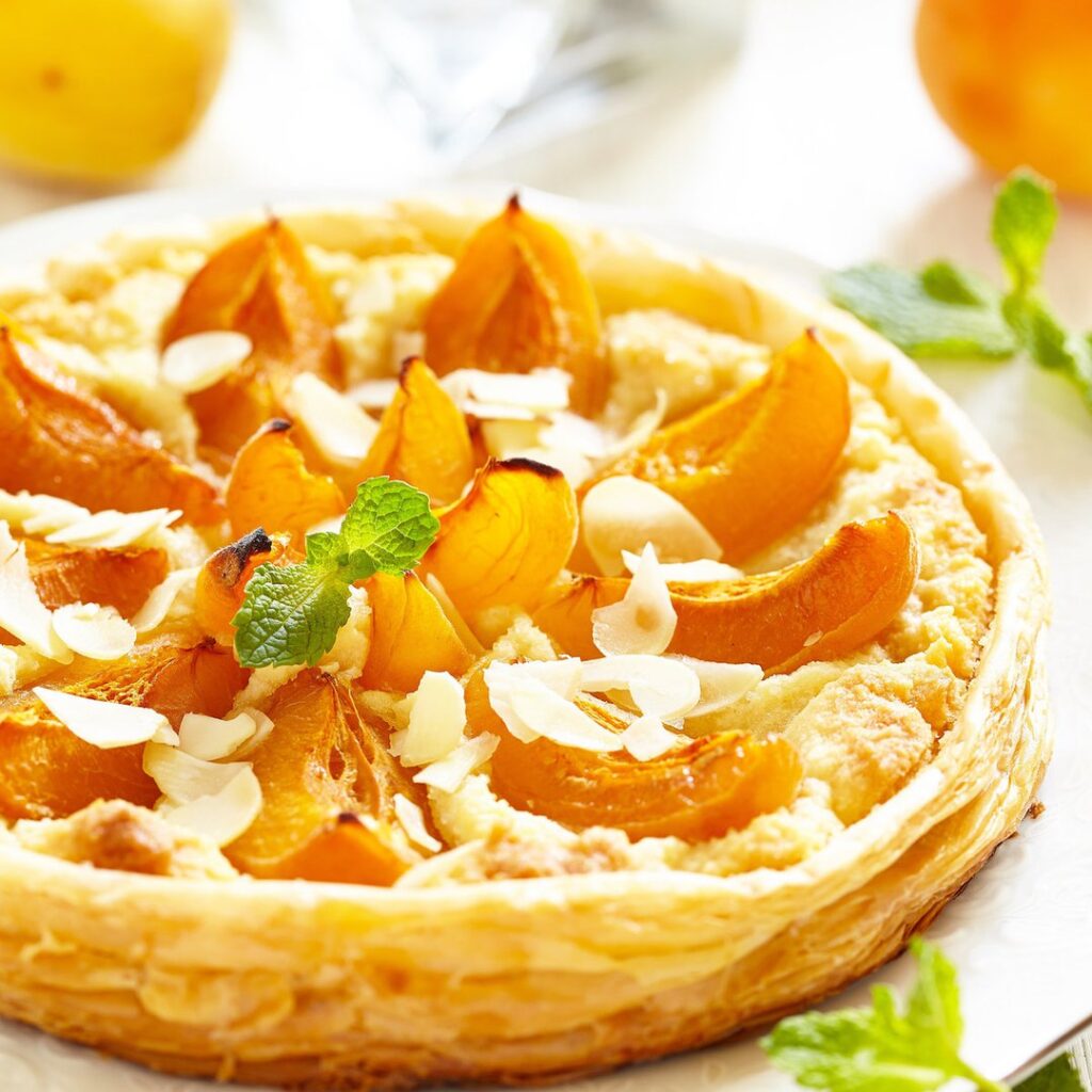 Tarte abricot amande