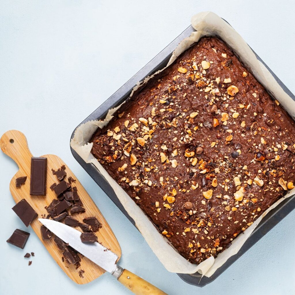 Cake chocolat noisettes