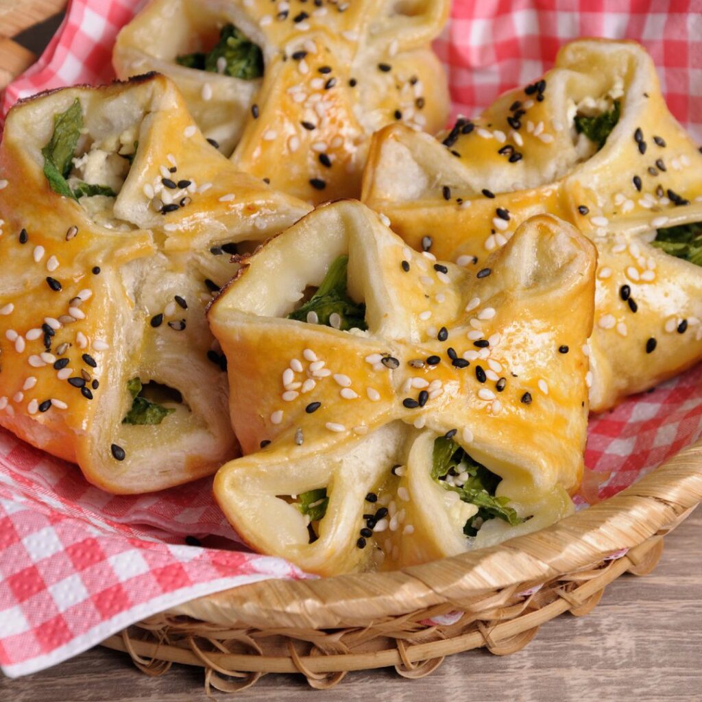 Feuilleté chèvre-pomme