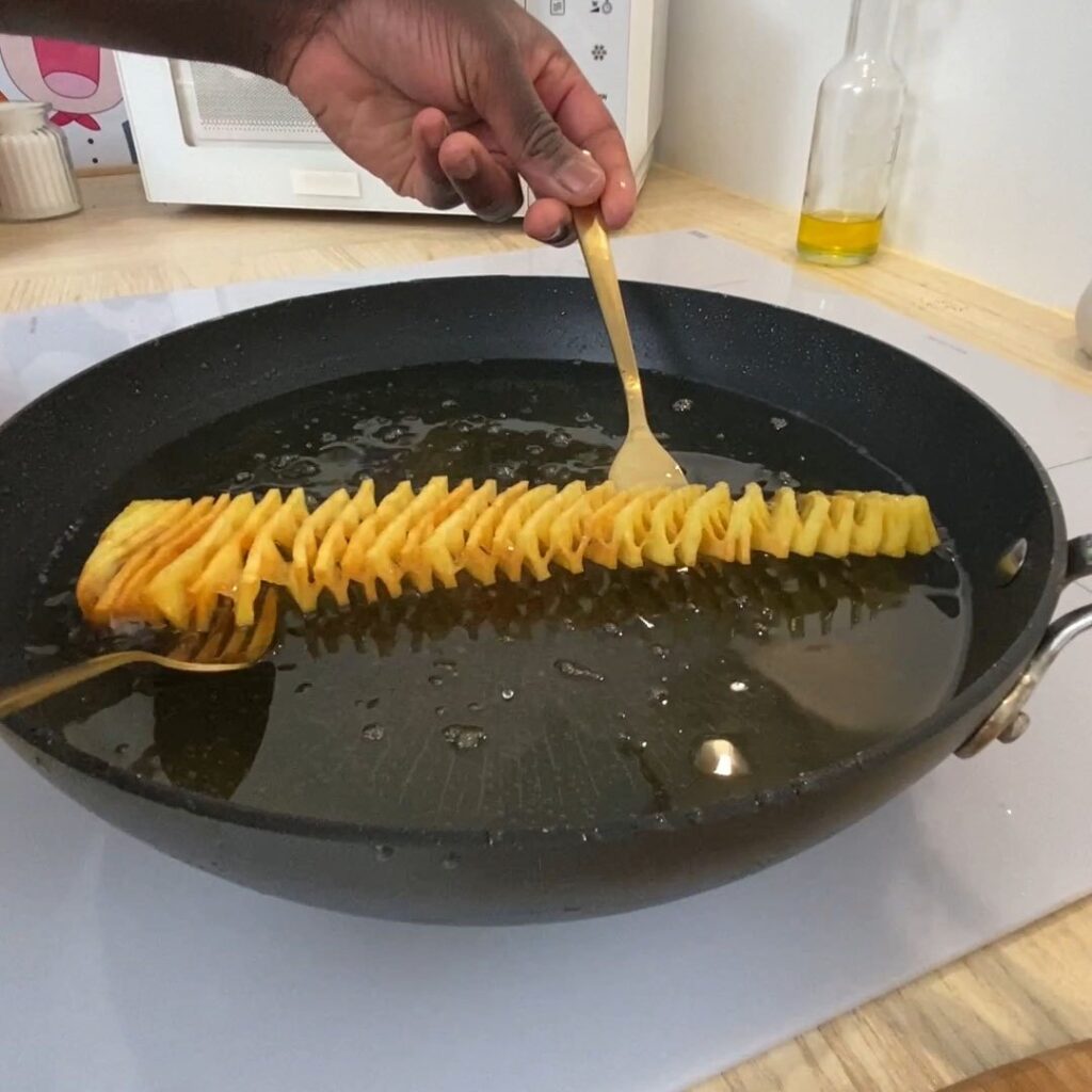 Patatas en acordeón!
