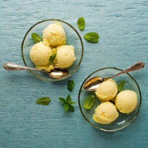 Glace maison à la vanille sans sorbetière