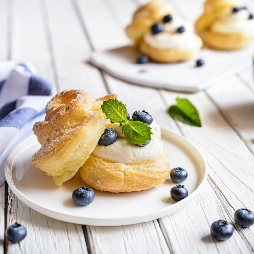 Choux à la crème pâtissière
