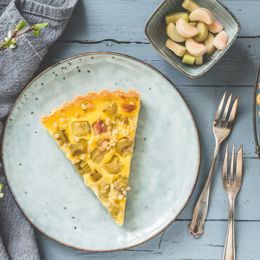 La recette de tarte rhubarbe façon grand-mère
