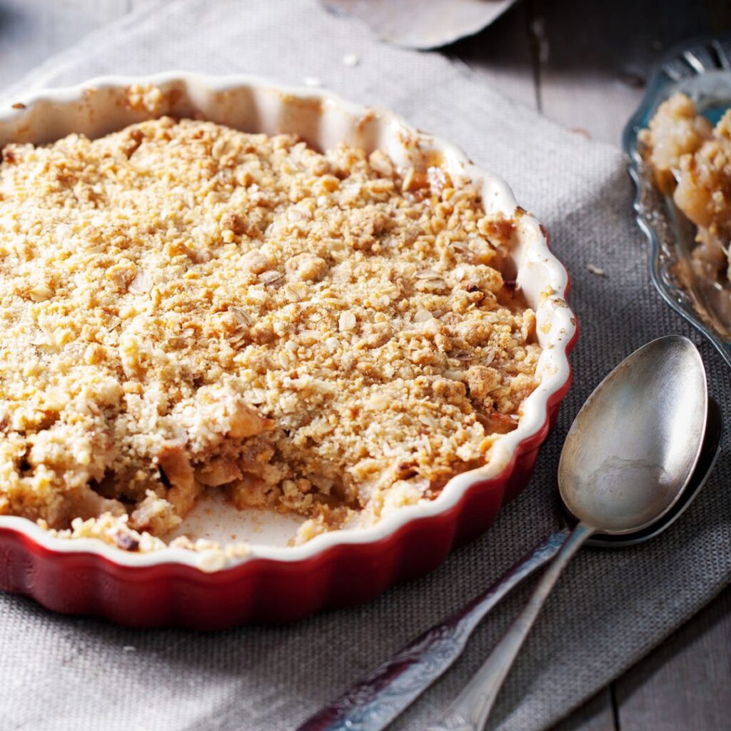 Crumble aux pommes