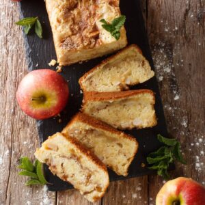 Cake aux pommes à l’ancienne