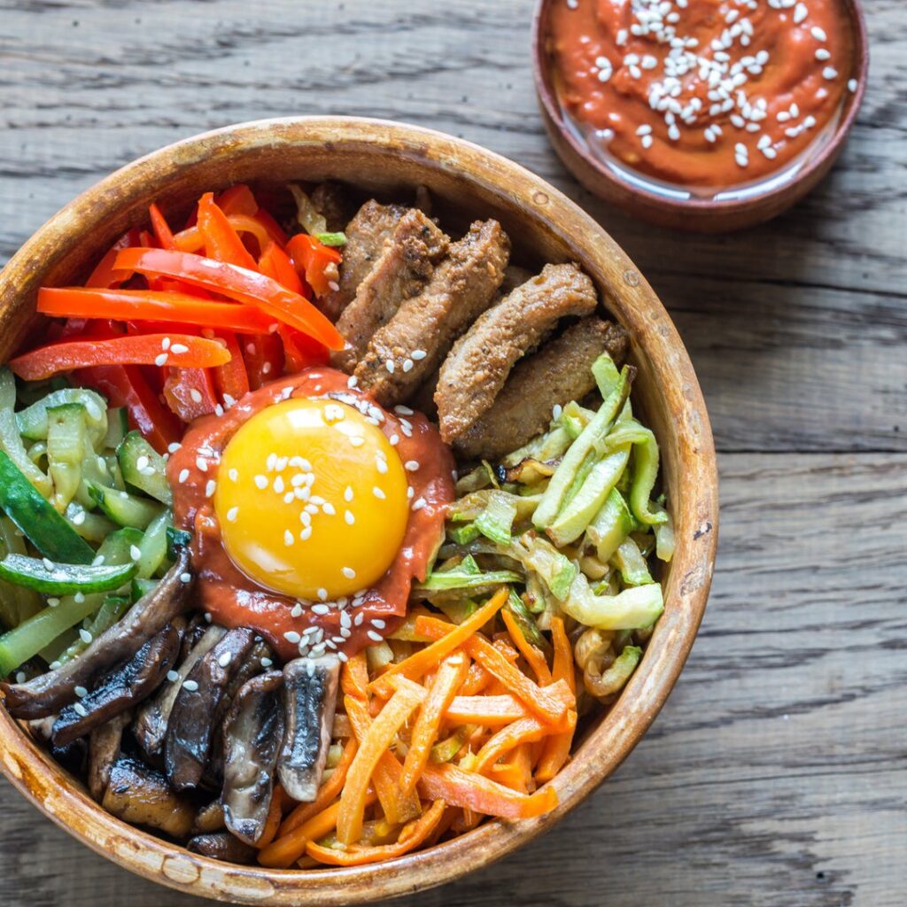 Bibimbap au boeuf
