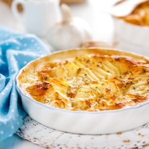 Recette de gratin avec du fromage à raclette