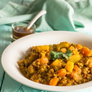 Dal de lentilles vertes