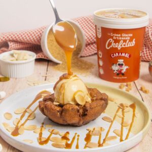 Le beignet pomme caramel