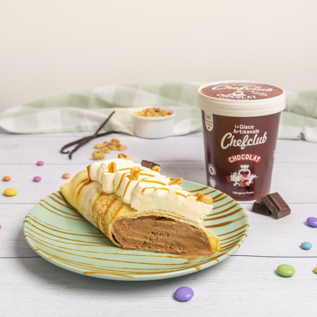 La choco-crêpe roulée