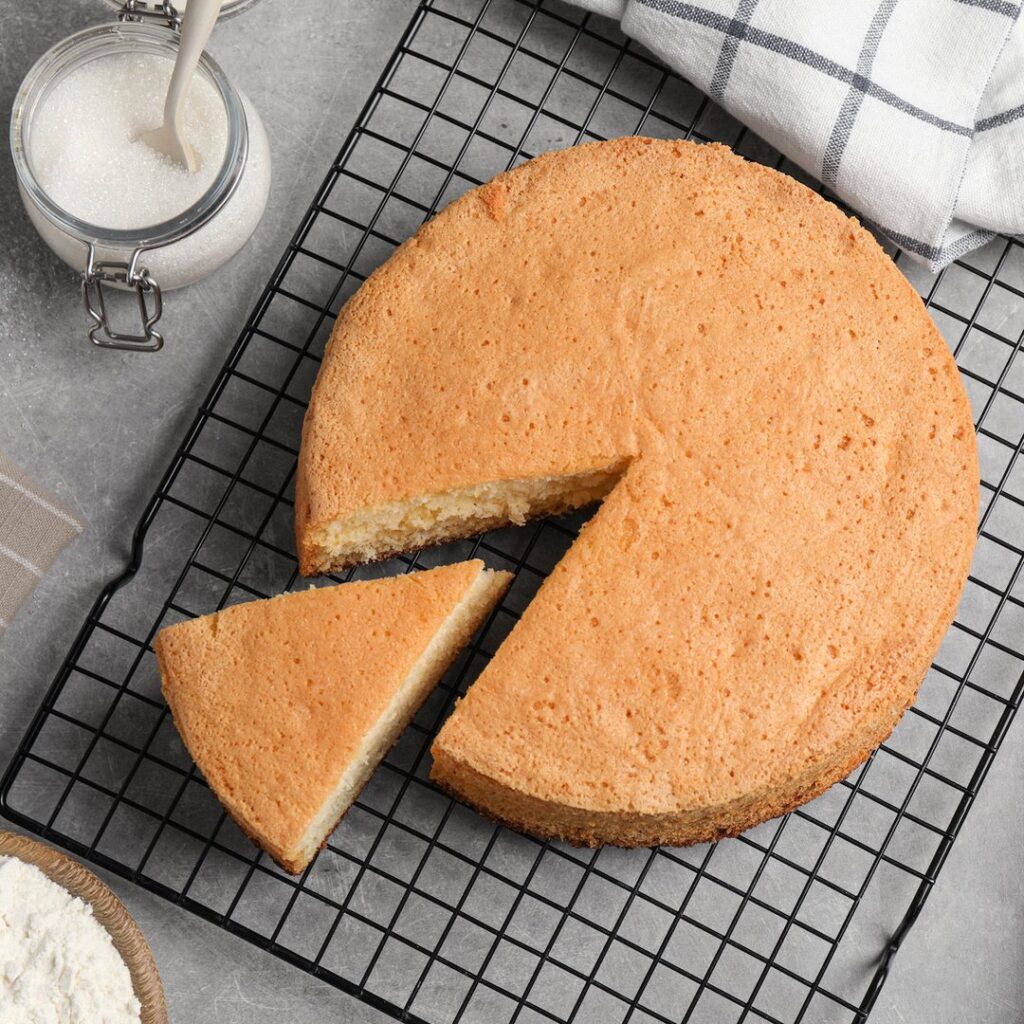 Gâteau sans lait et sans beurre