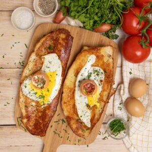 Tartine œuf cocotte